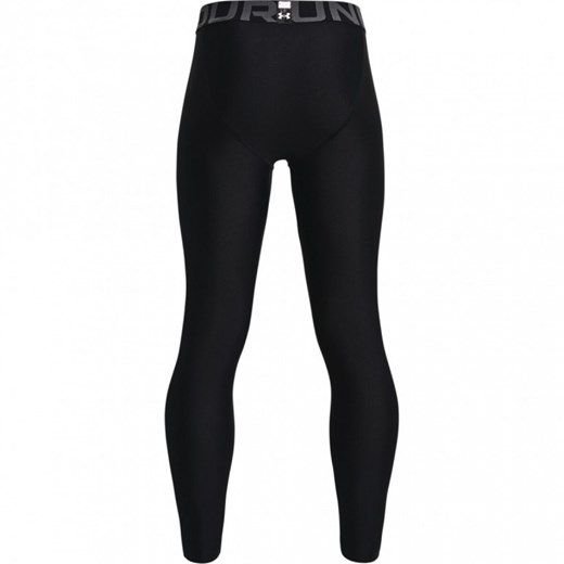 Chłopięce legginsy treningowe UNDER ARMOUR UA HG Armour Leggings - czarne ze sklepu Sportstylestory.com w kategorii Spodnie chłopięce - zdjęcie 150765195