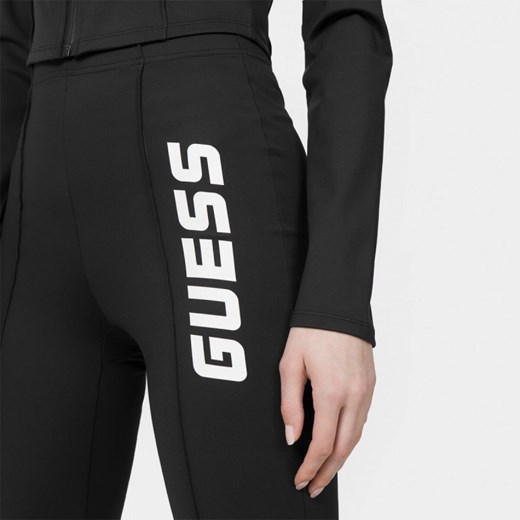 Damskie legginsy GUESS AZALEA FLARE LEGGING - czarne Guess XS Sportstylestory.com