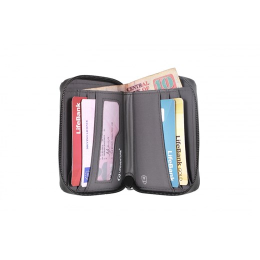 Portfel uniseks LIFEVENTURE RFID Bi-Fold Wallet - granatowy Lifeventure One-size promocja Sportstylestory.com