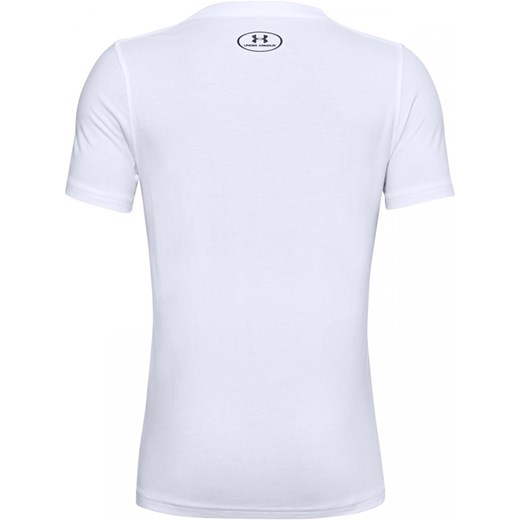 Chłopięca koszulka treningowa UNDER ARMOUR Cotton SS - biała Under Armour XS Sportstylestory.com
