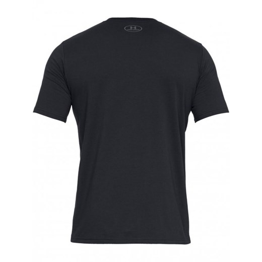 Męska koszulka treningowa UNDER ARMOUR BOXED SPORTSTYLE SS - czarna ze sklepu Sportstylestory.com w kategorii T-shirty męskie - zdjęcie 150771776