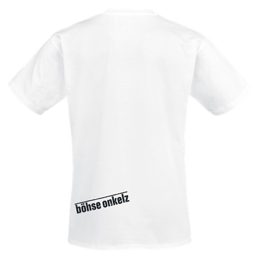 Böhse Onkelz - Böhse für&apos;s Leben - T-Shirt - biały M, L, XL, XXL, 3XL EMP