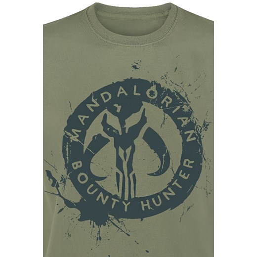 Star Wars - The Mandalorian - Bounty Hunter - T-Shirt - oliwkowy S, M, L, XL okazja EMP