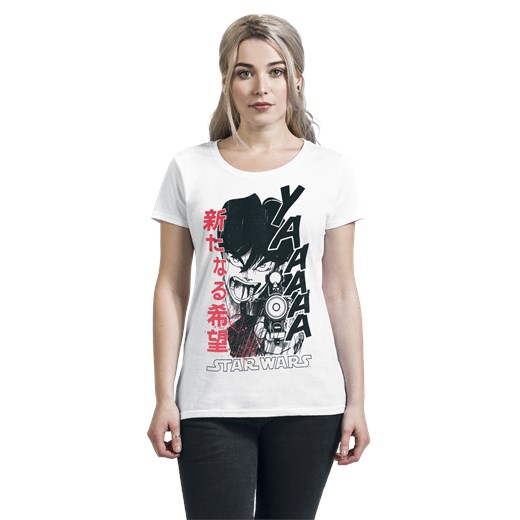 Star Wars - Han Solo - Anime - T-Shirt - biały S, M, L, XL EMP