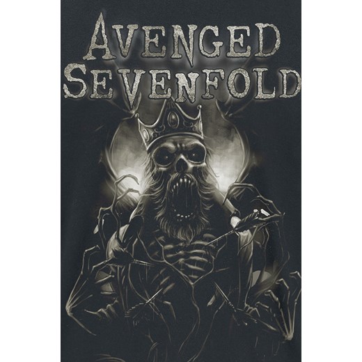 Avenged Sevenfold - King - T-Shirt - czarny M, L, XL, XXL EMP promocyjna cena