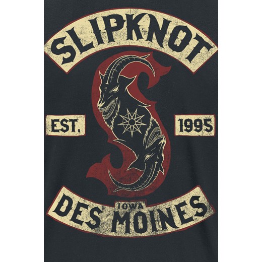 Slipknot - Iowa Des Moines - T-Shirt - czarny S, M, L, XL, XXL EMP