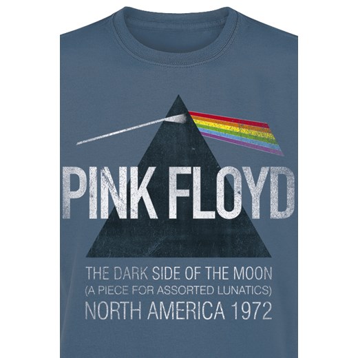 Pink Floyd - North America 1972 - T-Shirt - niebieski M, L, XL EMP