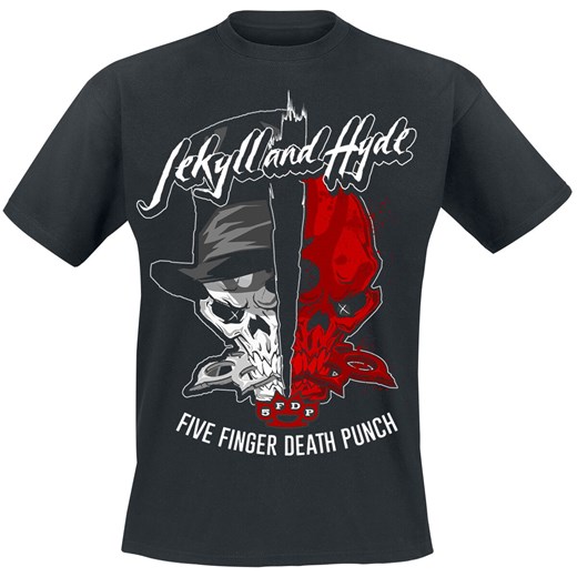 Five Finger Death Punch - Jekyll And Hyde - T-Shirt - czarny M, L, XL, XXL, 3XL okazja EMP