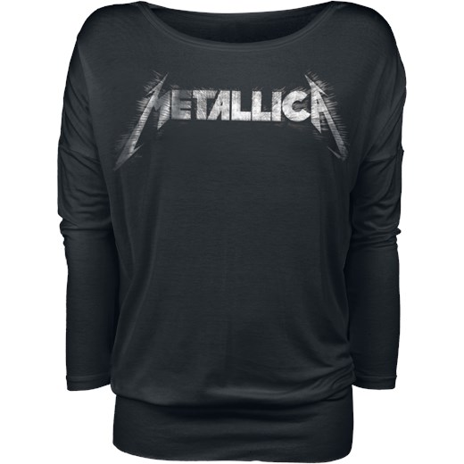 Metallica - Spiked Logo - Longsleeve - czarny XS, S, M, L, XL EMP