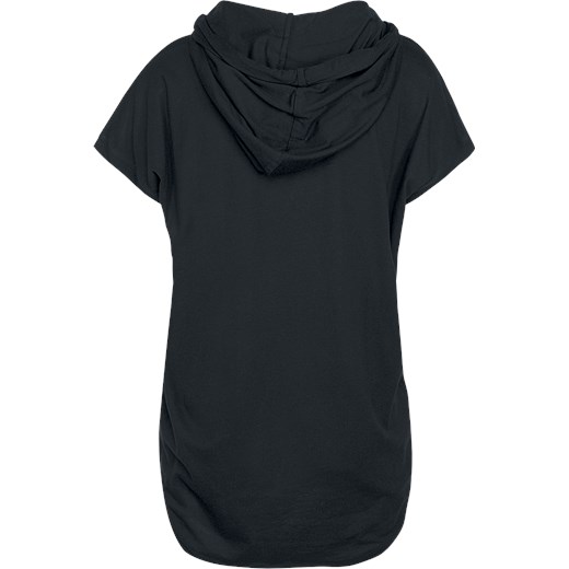 Urban Classics - Ladies Sleeveless Jersey Hoody - T-Shirt - czarny XS, S, M, L, XL, 3XL, 4XL EMP