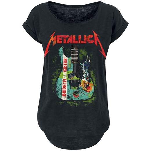 Metallica - Bride Of Frankenstein Guitar - T-Shirt - czarny S, M, L, XL, XXL EMP