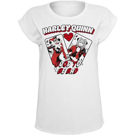 Harley Quinn - It's Good To Be Bad - T-Shirt - biały S, M, L, XL, XXL EMP