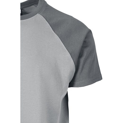 Urban Classics - Raglan Contrast Tee - T-Shirt - szary ciemnoszary S, M, L, XL, XXL EMP