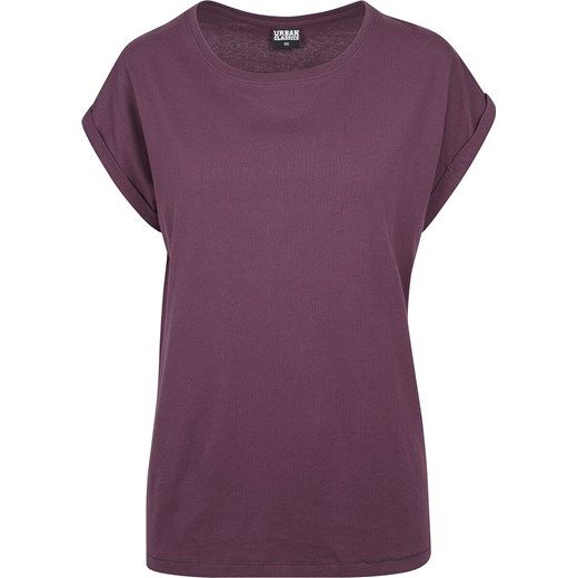 Urban Classics - Ladies Extended Shoulder Tee - T-Shirt - fioletowy (Plum) XS, S, M, L, XL, XXL, 3XL, 4XL, 5XL EMP