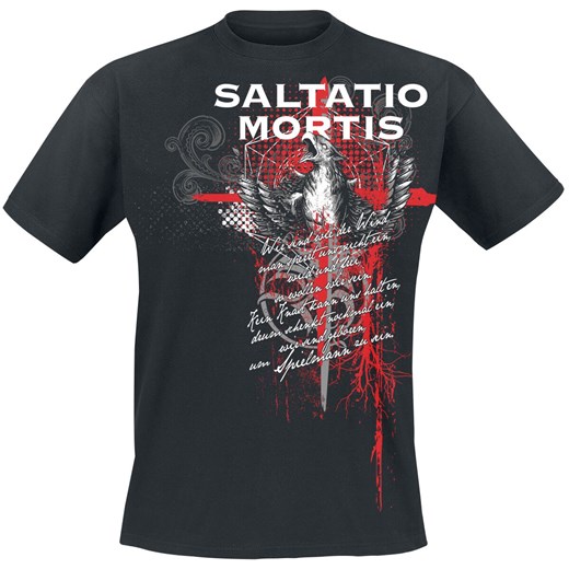 Saltatio Mortis - Griffin Trash Polka - T-Shirt - czarny S, M, L, XL, XXL okazyjna cena EMP