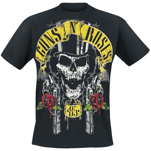 Guns n Roses - Top Hat - T-Shirt - czarny S, M, L, XL, XXL, 3XL, 4XL, 5XL EMP