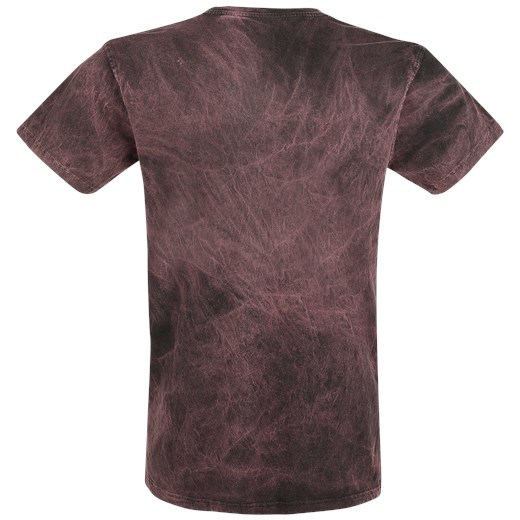 Outer Vision - Burned Magic - T-Shirt - bordowy S, M, L, XL, XXL, 3XL, 4XL wyprzedaż EMP