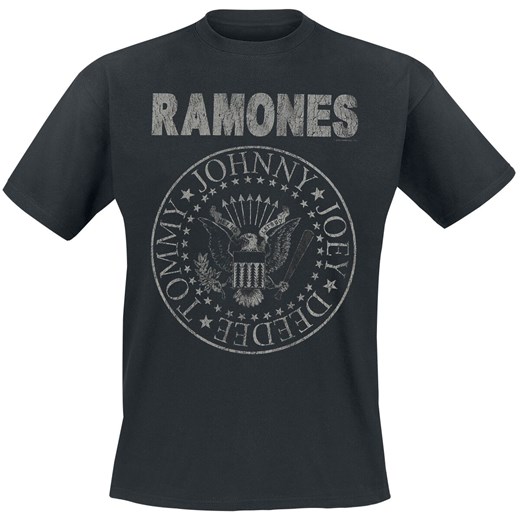 Ramones - Hey Ho Let&apos;s Go - Vintage - T-Shirt - czarny S, M, L, XL, XXL, 3XL, 4XL, 5XL okazja EMP