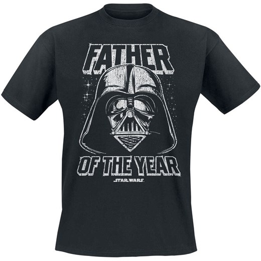 Star Wars - Darth Vader - Father Of The Year - T-Shirt - czarny S, M, L, XL EMP