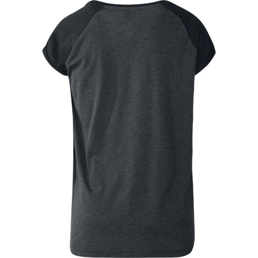 Urban Classics - Ladies Contrast Raglan Tee - T-Shirt - ciemnoszary czarny XS, S, M, L, XL, XXL, 3XL, 4XL, 5XL EMP