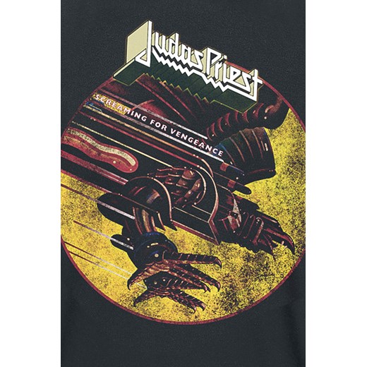 Judas Priest - SFV Distressed - T-Shirt - czarny M, L, XL, XXL EMP