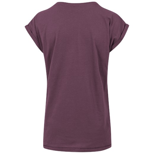Urban Classics - Ladies Extended Shoulder Tee - T-Shirt - fioletowy (Plum) XS, S, M, L, XL, XXL, 3XL, 4XL, 5XL EMP