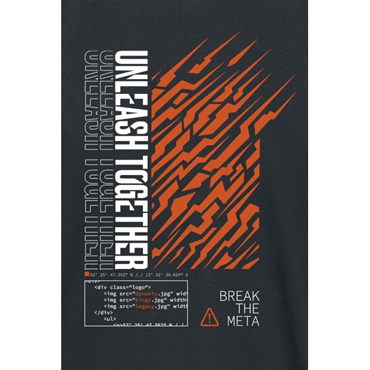 LEC - UT Texture - T-Shirt - czarny S, M, L, XL, XXL EMP