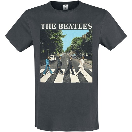 The Beatles - Amplified Collection - Abbey Road - T-Shirt - ciemnoszary S, M, L, XXL wyprzedaż EMP