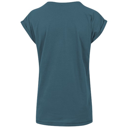 Urban Classics - Ladies Extended Shoulder Tee - T-Shirt - niebieski (Petrol) XS, S, M, L, XL, XXL, 3XL, 4XL, 5XL EMP