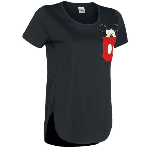 Myszka Miki i Minnie - Pocket Face - T-Shirt - czarny S, M, L, XL, XXL, 3XL EMP