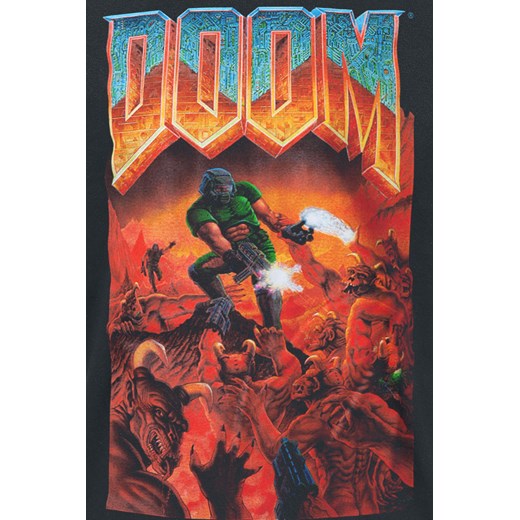 Doom - Classic Boxart - T-Shirt - czarny S, M, L, XL, XXL EMP