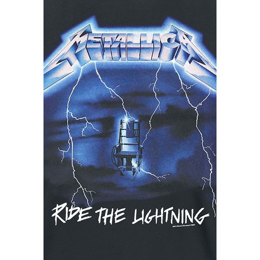 Metallica - Ride The Lightning - T-Shirt - czarny S, M, L, XL, XXL, 3XL, 4XL, 5XL okazja EMP
