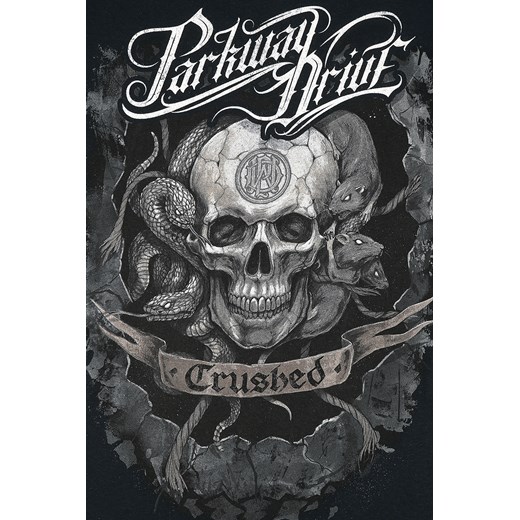 Parkway Drive - Crushed Skull - T-Shirt - czarny S, M, L, XL, XXL, 3XL okazja EMP