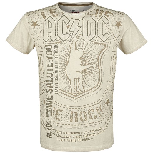AC/DC - EMP Signature Collection - T-Shirt - piaskowy M, L, XL, XXL, 3XL, 4XL EMP