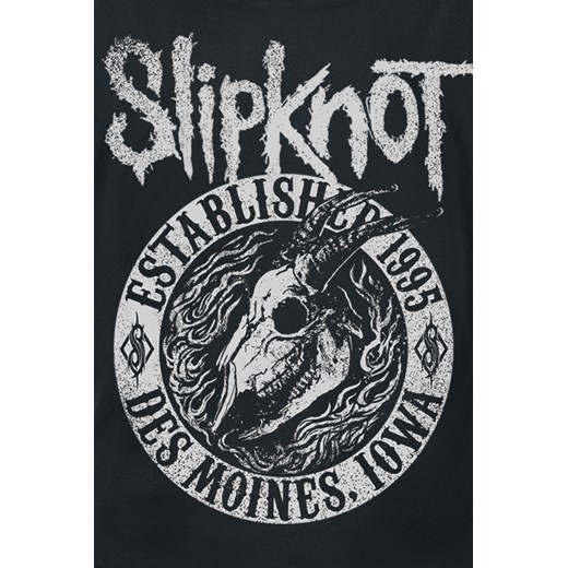 Slipknot - Flaming Goat - T-Shirt - czarny M, XXL, 3XL, 4XL, 5XL EMP
