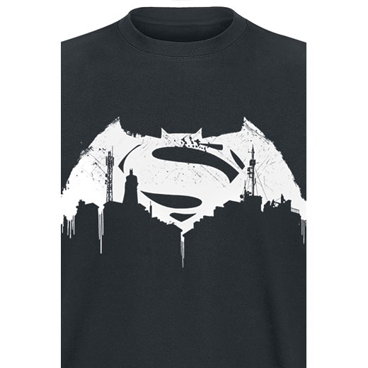 Batman - Batman v Superman - Beaten - T-Shirt - czarny S, M, L, XL, XXL EMP