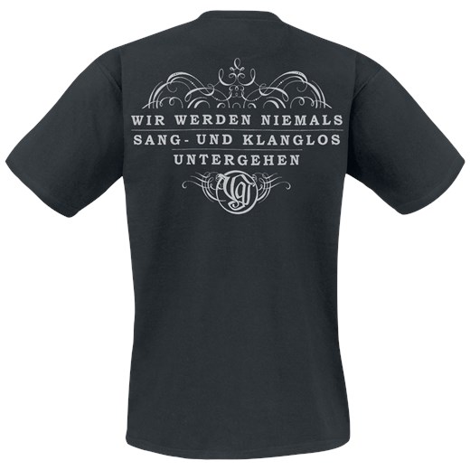 Versengold - Rabe - T-Shirt - czarny S, M, L, XL, XXL EMP