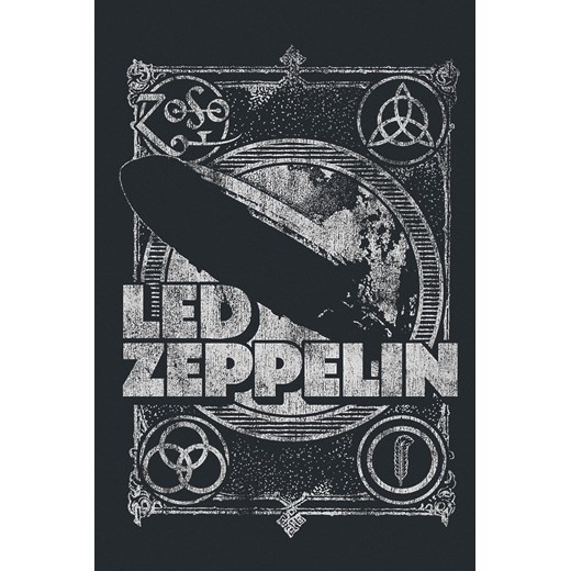 Led Zeppelin - Shook Me - T-Shirt - czarny S, M, L, XL, XXL, 3XL, 4XL EMP