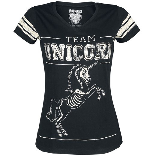Jednorożec - Team Unicorn - T-Shirt - czarny S, M, L EMP