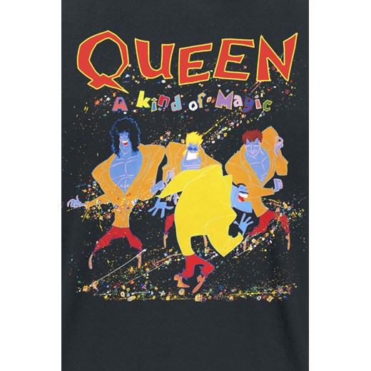 Queen - A Kind Of Magic - T-Shirt - czarny S, M, L, XL, XXL, 3XL, 5XL EMP