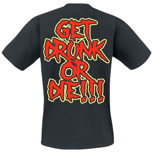 Alestorm - Get Drunk Or Die - T-Shirt - czarny M, L, XL, XXL, 3XL, 4XL EMP