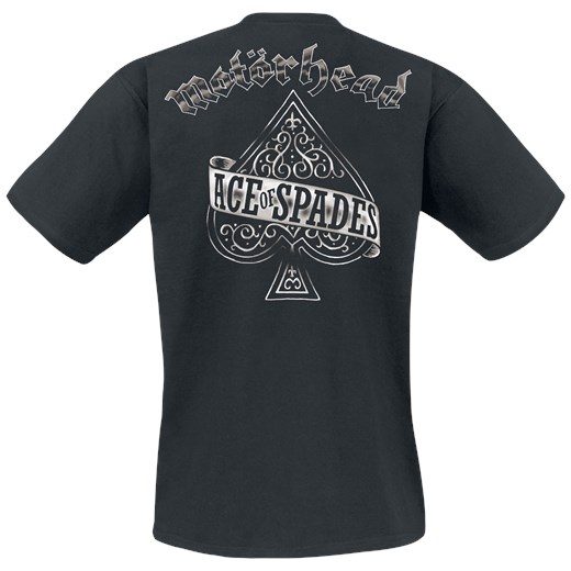 Motörhead - Ace Of Spades Tattoo - T-Shirt - czarny M, L, XL, XXL okazja EMP
