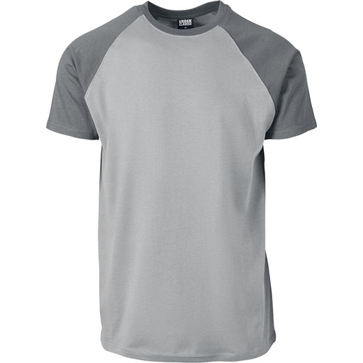 Urban Classics - Raglan Contrast Tee - T-Shirt - szary ciemnoszary S, M, L, XL, XXL EMP