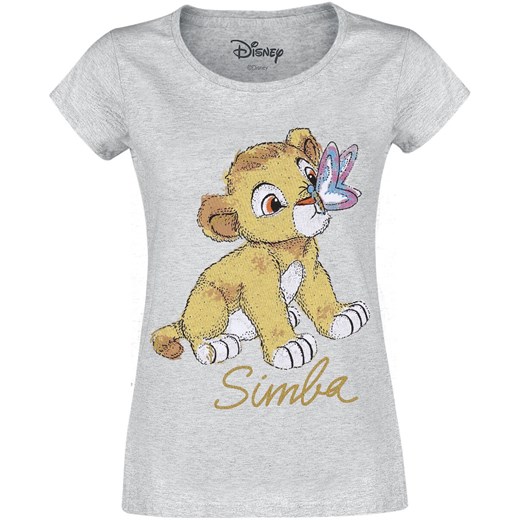 The Lion King - Simba - Baby - T-Shirt - odcienie szarego S, M EMP