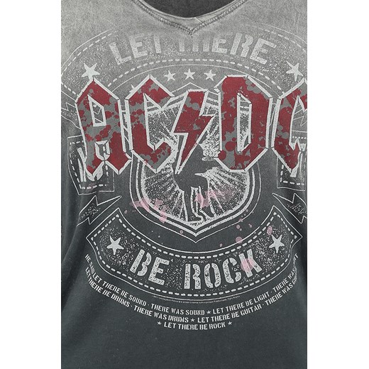 AC/DC - Let there be Rock - T-Shirt - szary ciemnoszary S, M, L, XL, XXL, 3XL, 4XL EMP