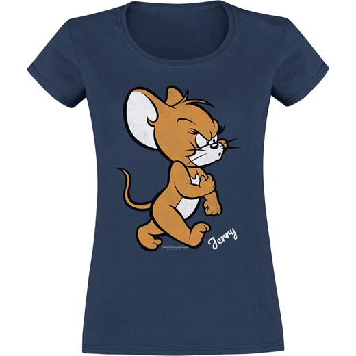 Tom und Jerry - Jerry - T-Shirt - granatowy S, M, L, XL EMP