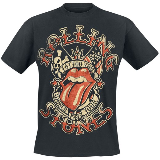 The Rolling Stones - Tattoo You Tour - T-Shirt - czarny M, XL, XXL, 3XL EMP