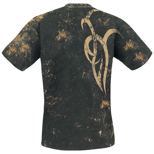 Outer Vision - Marble Tattoo - T-Shirt - czarny S, M, L, XL, XXL, 3XL okazja EMP