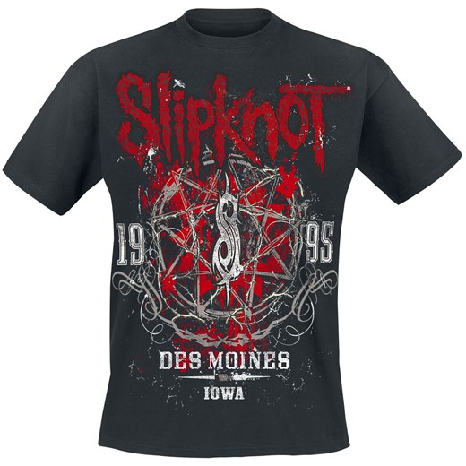 Slipknot - Iowa Star - T-Shirt - czarny S, M, L, XL, XXL, 3XL, 4XL, 5XL EMP