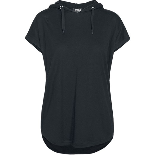 Urban Classics - Ladies Sleeveless Jersey Hoody - T-Shirt - czarny XS, S, M, L, XL, 3XL, 4XL EMP